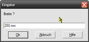 Angabe der sichtbaren Breite in GSview.