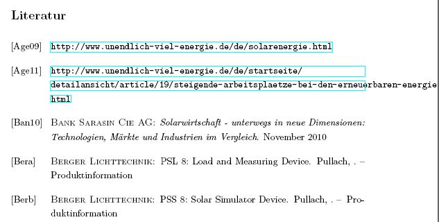 Quellenangabe aufgrund von Bindestrichen über Seitenrand