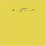 Ein Farbbeispiel für ein dezentes, etwas erdiger wirkendes dunkelgelb.