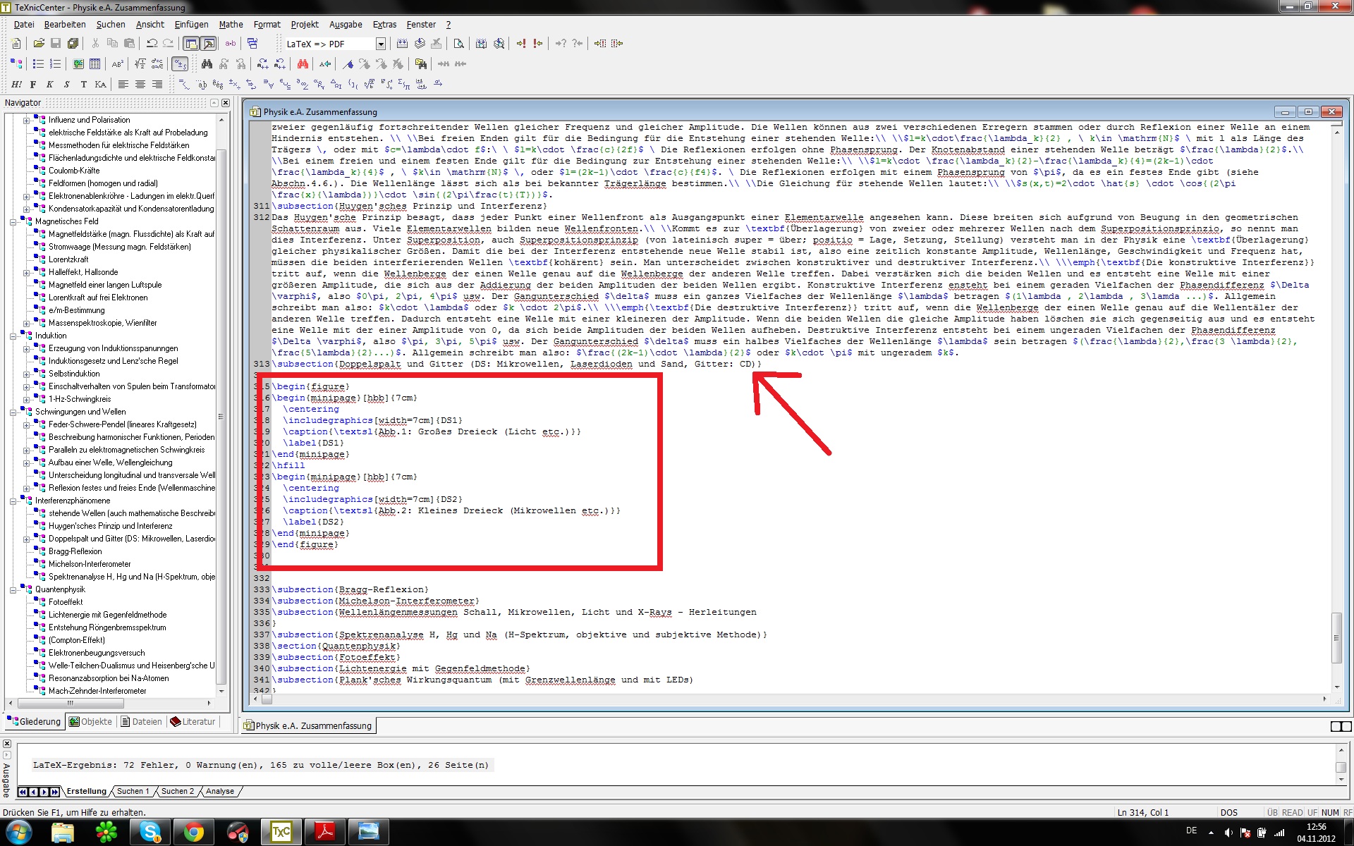 hier, wie der latex-befehl lautet