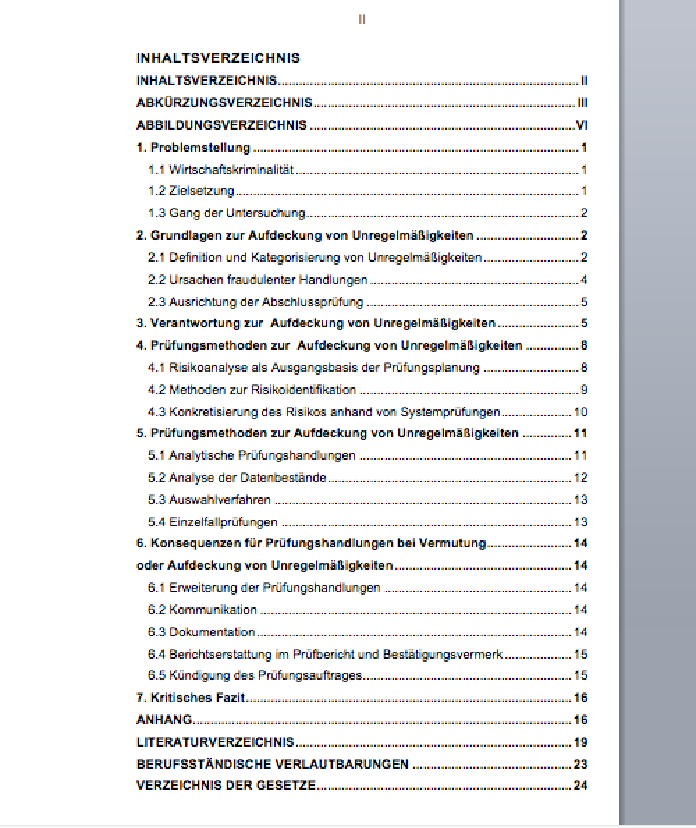 Der Prof will es so!