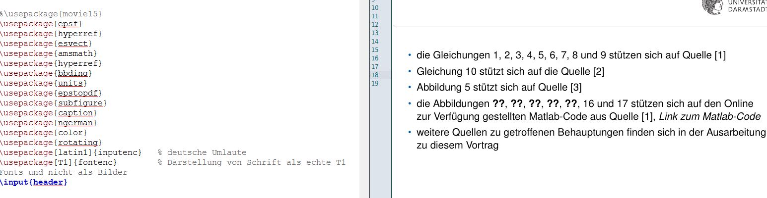 screenshot mit meinen packages und der falschen ausgabe