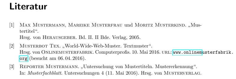 neues Quellenverzeichnis