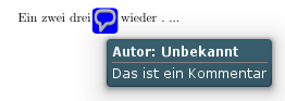 Annotation in okular