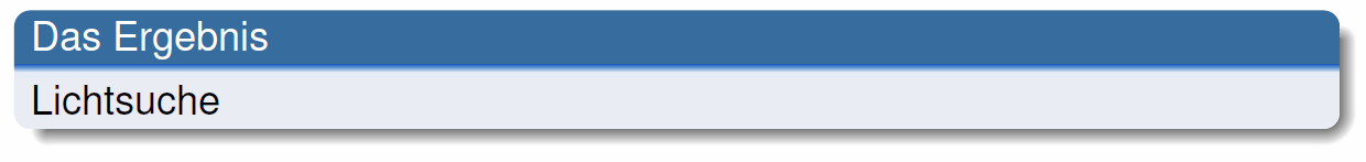 Korrekter Schatten mit Schnappschuss