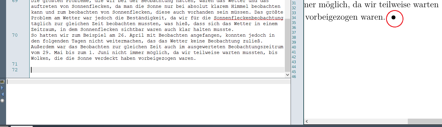 das Bild zu dem Problem