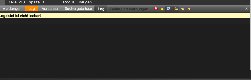 Die Logausgabe