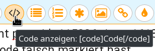 Tooltipp zu &lt;/&gt;